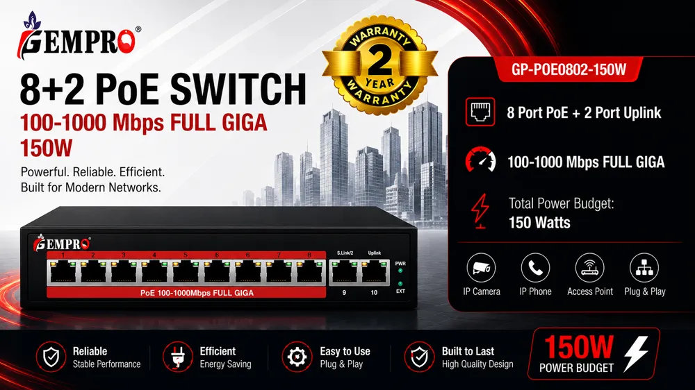 8+2 PoE SFP
